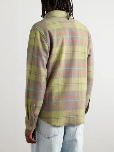 God’s True Cashmere Earth Checked Cashmere Shirt - Men | Thumbnail 3