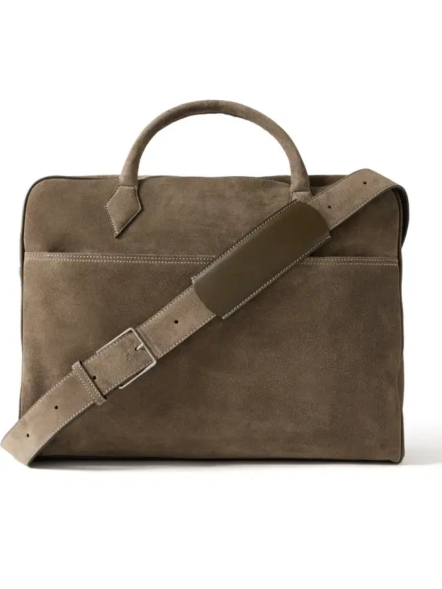 Closer All Day Suede Briefcase - Men