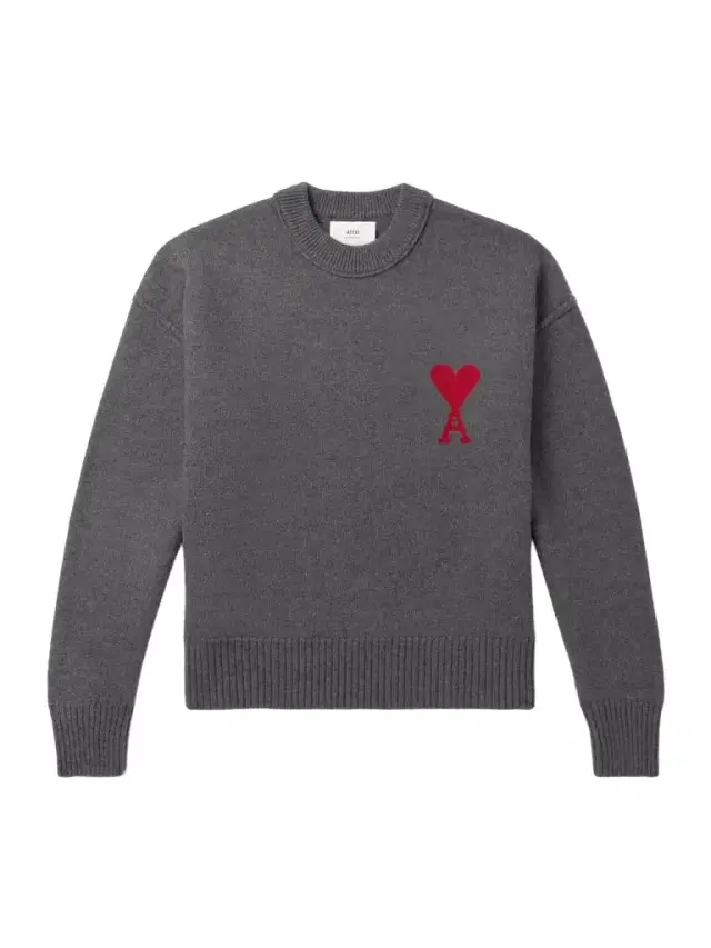 AMI PARIS ADC Logo-Intarsia Virgin Wool Sweater - Men
