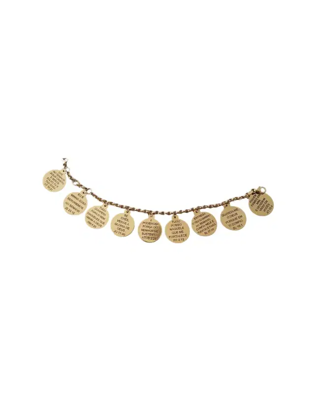 Wish Fine Jewelry Bible Verses 18K Gold Bracelet