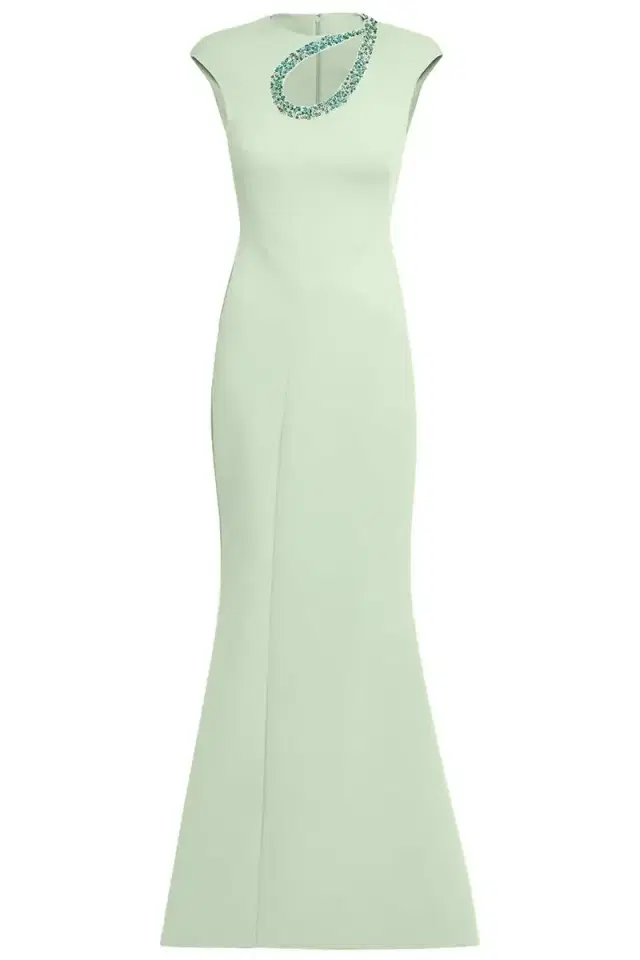 Safiyaa CHANTRIA GOWN - ALOE