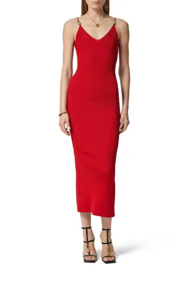 Versace Safety Pin Midi Dress | Thumbnail 2