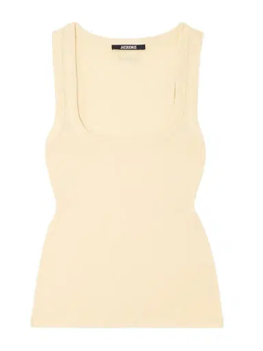 Jacquemus Ribbed Cotton-jersey Tank | Thumbnail 1
