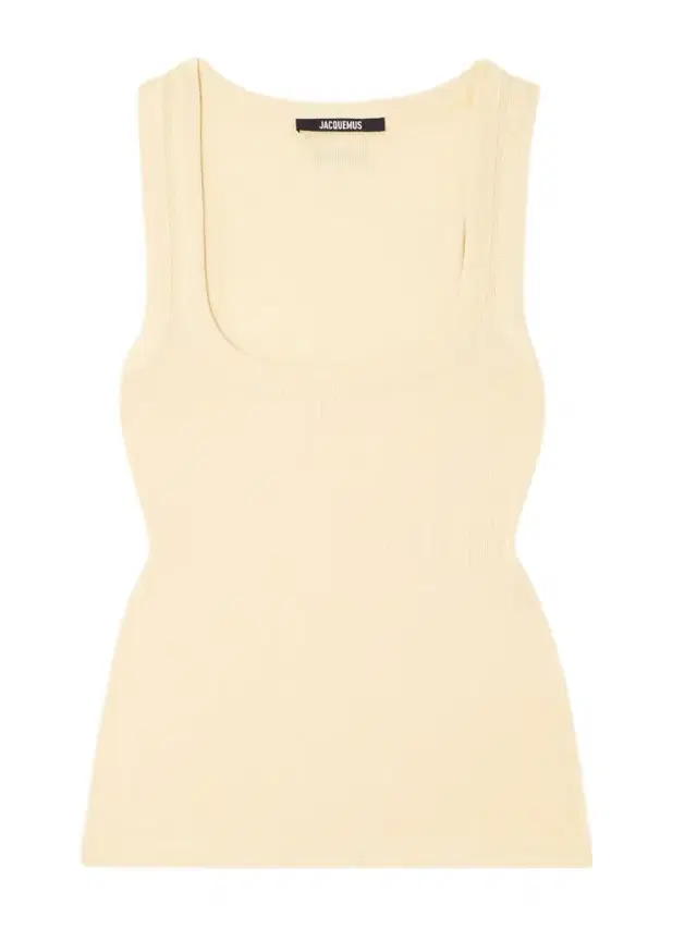 Ribbed Cotton-jersey Tank