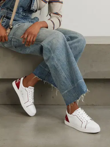 Christian Louboutin Fun Vieira Printed Leather Sneakers | Thumbnail 2 Christian Louboutin Fun Vieira Printed Leather Sneakers | Thumbnail 2