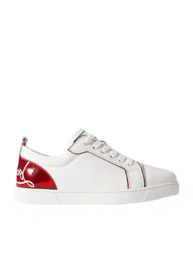 Christian Louboutin Fun Vieira Printed Leather Sneakers | Thumbnail 1 Christian Louboutin Fun Vieira Printed Leather Sneakers | Thumbnail 1