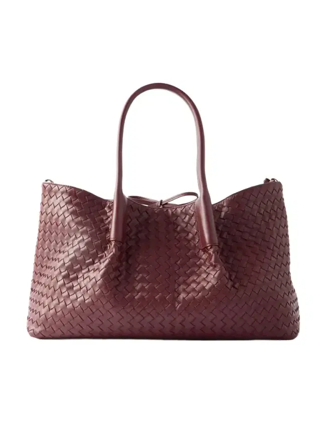 Pinacoteca Reversible Intrecciato Leather Tote