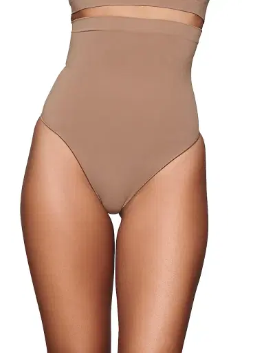 Skims Women's Seamless Sculpt High-Waisted Thong | Thumbnail 2 Skims Women's Seamless Sculpt High-Waisted Thong | Thumbnail 2