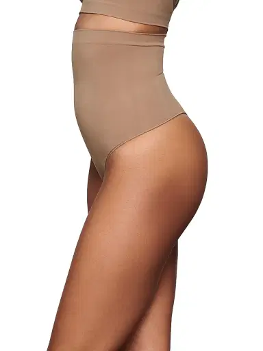 Skims Women's Seamless Sculpt High-Waisted Thong | Thumbnail 3 Skims Women's Seamless Sculpt High-Waisted Thong | Thumbnail 3
