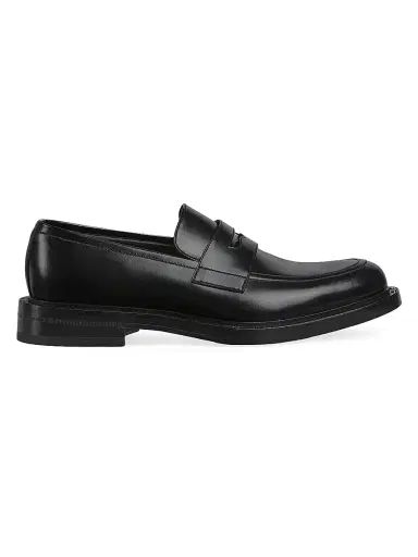Gucci Men's Henry Leather Loafers - Black - Size 8 | Thumbnail 1