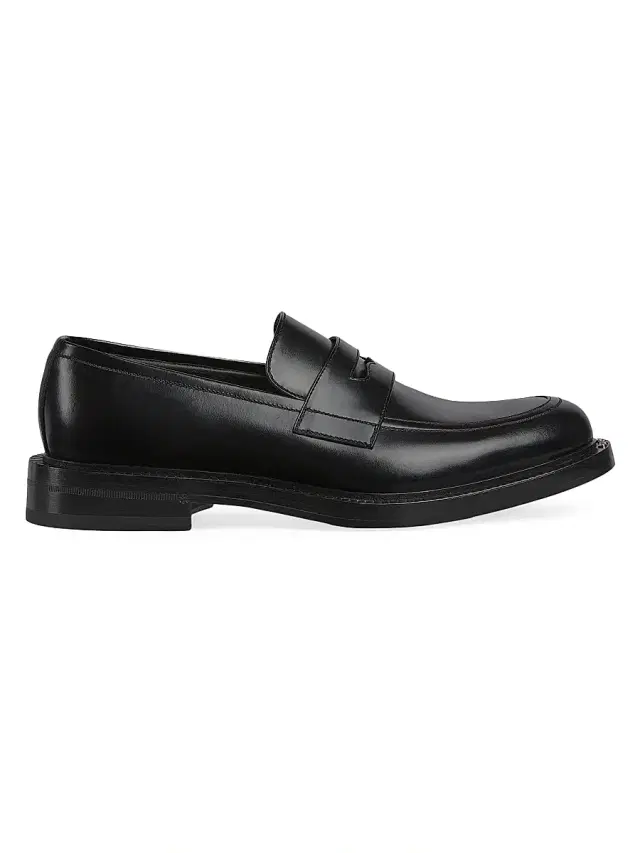 Gucci Men's Henry Leather Loafers - Black