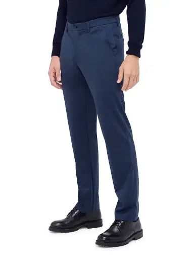 Bugatchi Men's Chino Slim-Fit Pants - Cobalt - Size 42 | Thumbnail 3