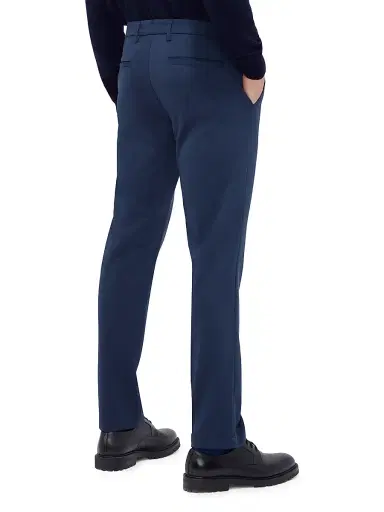 Bugatchi Men's Chino Slim-Fit Pants - Cobalt - Size 42 | Thumbnail 4