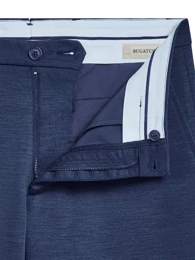 Bugatchi Men's Chino Slim-Fit Pants - Cobalt - Size 42 | Thumbnail 7