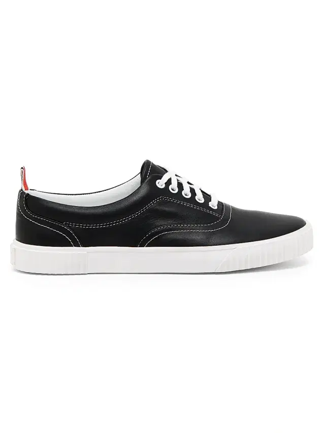 Men's Heritage Leather Sneakers - Black