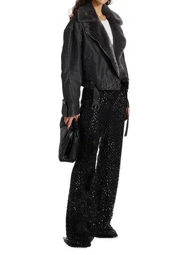 Alberta Ferretti Women's Sequined Party Pants | Thumbnail 2