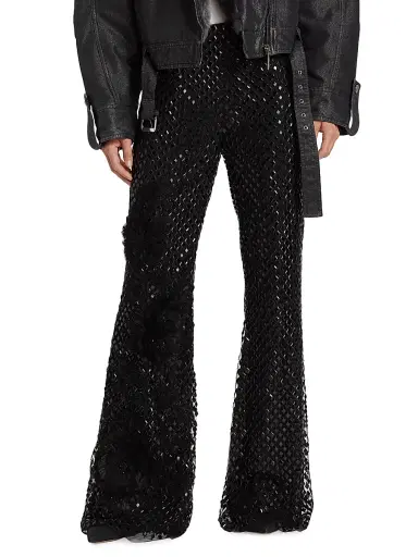 Alberta Ferretti Women's Sequined Party Pants | Thumbnail 3