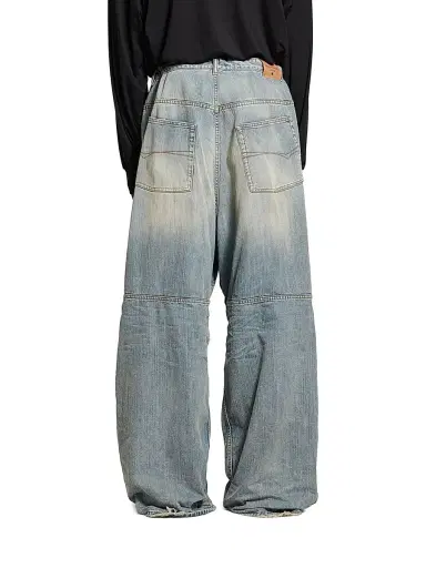Balenciaga Men's George V Baggy Pants - Light Blue | Thumbnail 5 Balenciaga Men's George V Baggy Pants - Light Blue | Thumbnail 5