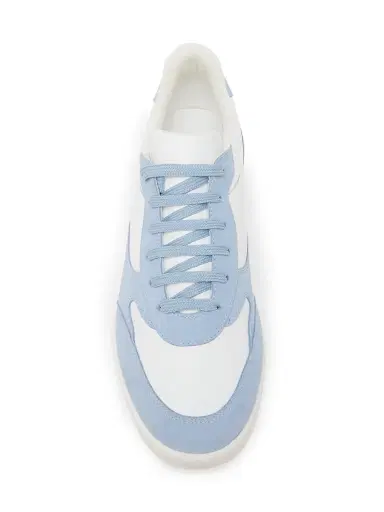 MOSCHINO Men's Streetball Colorblock Leather Sneakers | Thumbnail 4 MOSCHINO Men's Streetball Colorblock Leather Sneakers | Thumbnail 4