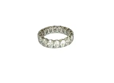 Wish Fine Jewelry 4.65ct Diamond 18K Gold Eternity Ring | Thumbnail 1