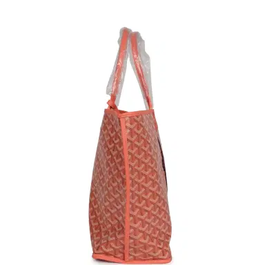 goyard Goyard Goyardine Coral Anjou PM Embroidered Seahorse Bag Palladium Hardware | Thumbnail 4 goyard Goyard Goyardine Coral Anjou PM Embroidered Seahorse Bag Palladium Hardware | Thumbnail 4