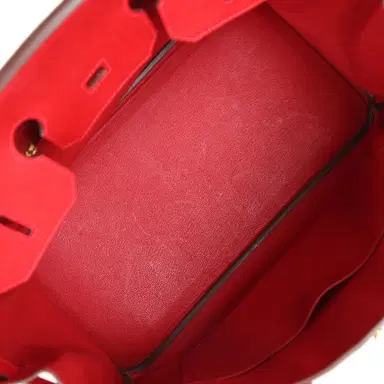 HERMÈS Pre-owned Hermes Birkin 35 Rouge Casaque Epsom Gold Hardware | Thumbnail 8 HERMÈS Pre-owned Hermes Birkin 35 Rouge Casaque Epsom Gold Hardware | Thumbnail 8