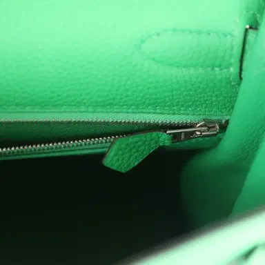 HERMÈS Pre-owned Hermes Kelly Retourne 32 Bambou Togo Palladium Hardware | Thumbnail 9 HERMÈS Pre-owned Hermes Kelly Retourne 32 Bambou Togo Palladium Hardware | Thumbnail 9