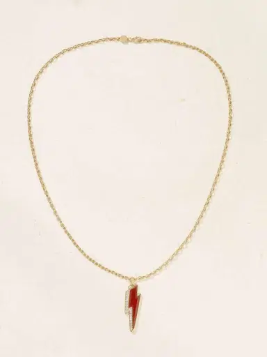 Sorellina Ziggy Bolt 18-karat Gold, Carnelian And Diamond Necklace | Thumbnail 4 Sorellina Ziggy Bolt 18-karat Gold, Carnelian And Diamond Necklace | Thumbnail 4