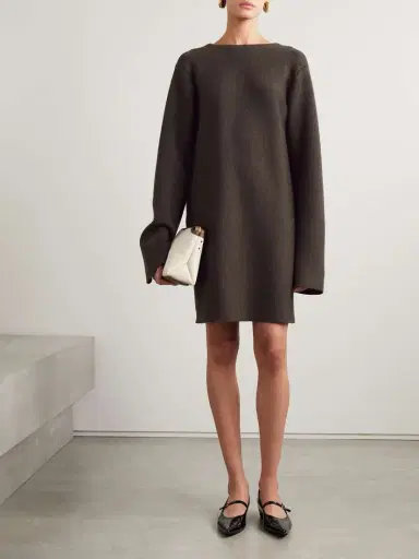 Khaite Elle Wool-blend Mini Dress | Thumbnail 2