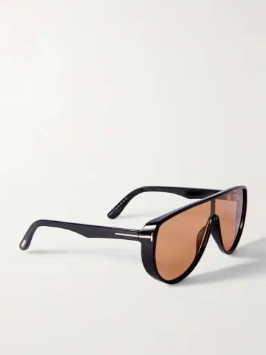 Tom Ford Achilles Oversized Aviator-style Acetate And Gold-tone Sunglasses | Thumbnail 3 Tom Ford Achilles Oversized Aviator-style Acetate And Gold-tone Sunglasses | Thumbnail 3