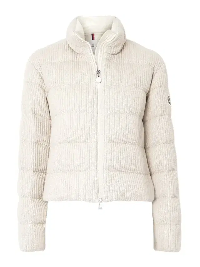 Moncler Thoiry Quilted Ribbed Metallic Cotton Down Jacket