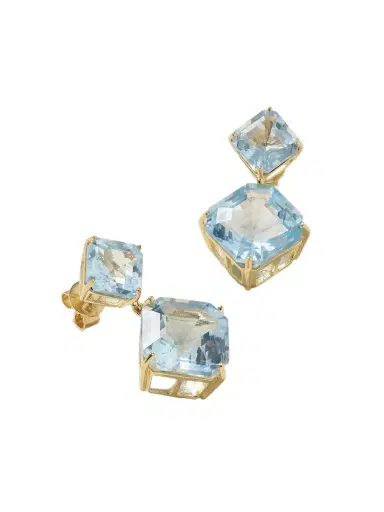 Mateo 14-karat Gold Topaz Earrings | Thumbnail 1