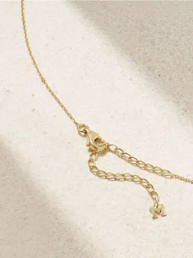 Mateo 14-karat Yellow And White Gold, Pearl And Diamond Necklace | Thumbnail 3 Mateo 14-karat Yellow And White Gold, Pearl And Diamond Necklace | Thumbnail 3