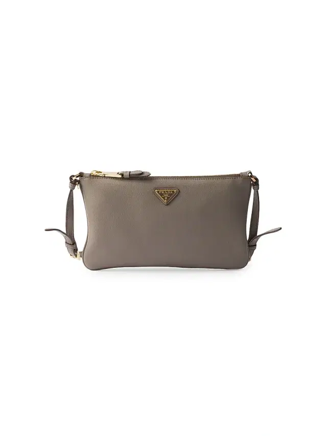 Women's Leather Pouch - Black