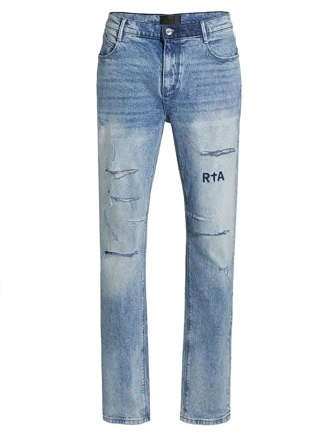Men's Bryant Distressed Skinny Jeans - Distressed Vintage Blue