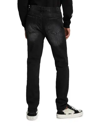 RTA Men's Bryant Distressed Skinny Jeans - Distressed Grey - Size 30 | Thumbnail 5