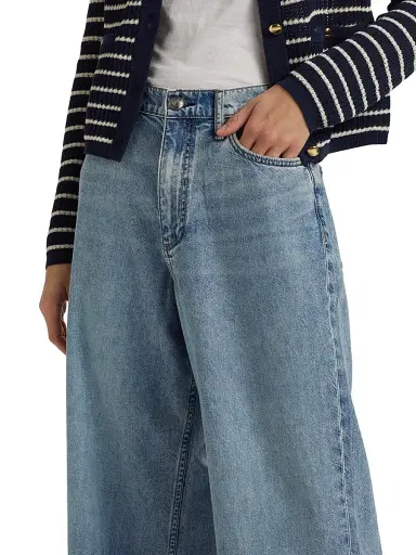 rag & bone Women's Andi Featherweight High-Rise Ankle Jeans - Beacon | Thumbnail 6