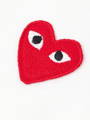 Comme des Garçons PLAY Men's Heart Tee - White | Thumbnail 6