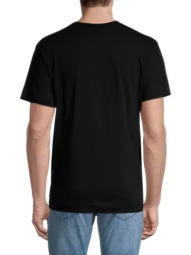 Comme des Garçons PLAY Men's Heart Applique Tee - Black - Size Medium | Thumbnail 5