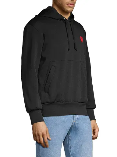 Comme des Garçons PLAY Men's Embroidered Heart Hoodie - Black - Size Small | Thumbnail 4 Comme des Garçons PLAY Men's Embroidered Heart Hoodie - Black - Size Small | Thumbnail 4