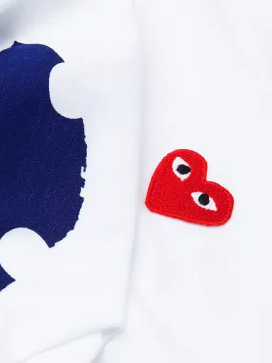 Comme des Garçons PLAY Men's Half Polka Dot Graphic Tee | Thumbnail 6 Comme des Garçons PLAY Men's Half Polka Dot Graphic Tee | Thumbnail 6