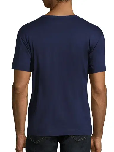 Comme des Garçons PLAY Men's Short Sleeve Eye T-Shirt - Navy - Size Medium | Thumbnail 3