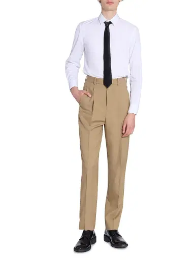 Saint Laurent Men's Tie in Silk Satin | Thumbnail 3 Saint Laurent Men's Tie in Silk Satin | Thumbnail 3