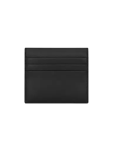 Saint Laurent Men's Reversible Card Case in Smooth Leather - Black | Thumbnail 2 Saint Laurent Men's Reversible Card Case in Smooth Leather - Black | Thumbnail 2