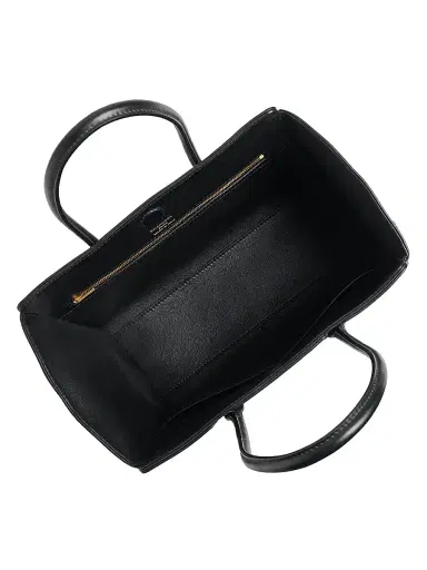 Balenciaga Women's Hampton Mini Carry All Bag in Smooth Calfskin - Black | Thumbnail 3 Balenciaga Women's Hampton Mini Carry All Bag in Smooth Calfskin - Black | Thumbnail 3
