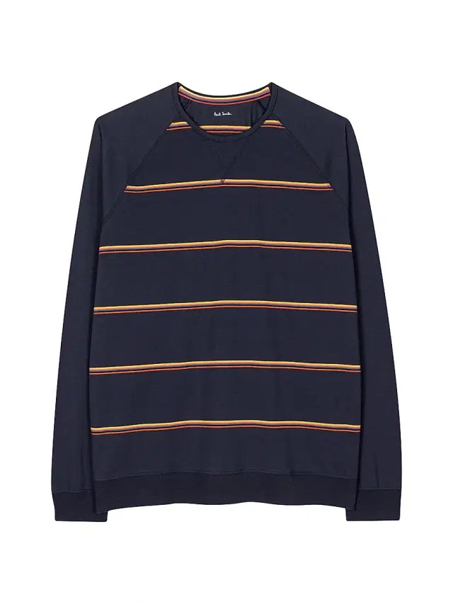 Paul Smith Men's Striped Cotton Pajama Top - Dark Navy