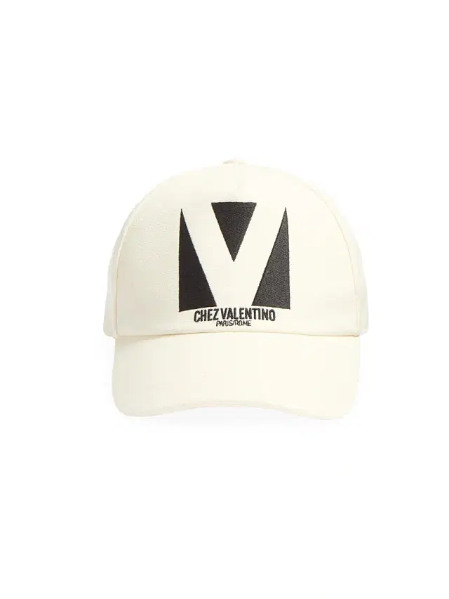 Men's Chez Cotton Baseball Cap with Embroidery -  Black