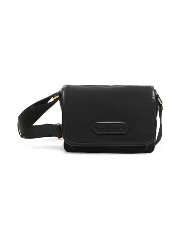 Tom Ford Men's Logo Nylon Flap Messenger Bag | Thumbnail 1