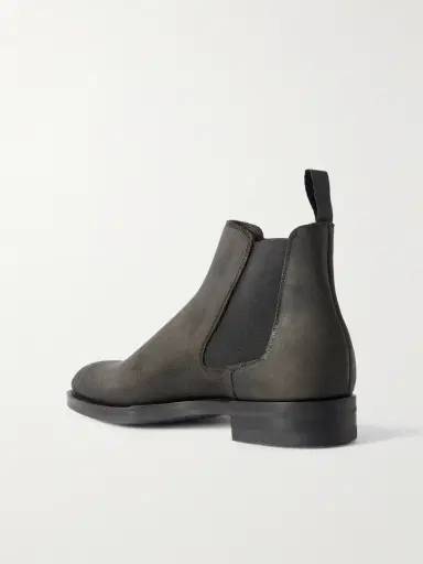 Edward Green Govan Waxed-Suede Chelsea Boots - Men | Thumbnail 4 Edward Green Govan Waxed-Suede Chelsea Boots - Men | Thumbnail 4
