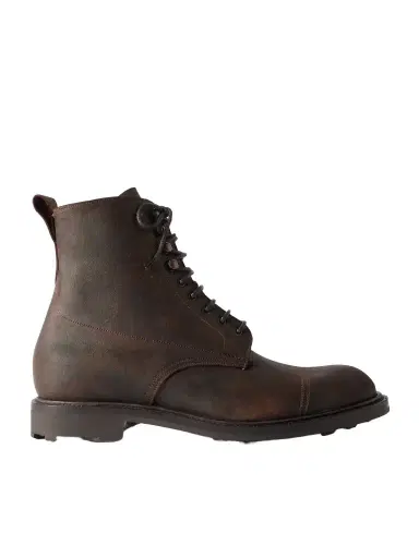 Edward Green Ambleside Waxed-Suede Boots - Men | Thumbnail 1